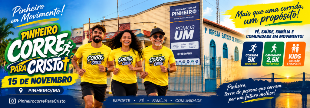 Pinheiro Corre para Cristo 2026: Inscrições e Percurso em Pinheiro