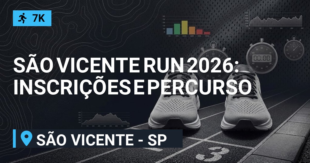 São Vicente Run 2026: Inscrições e Percurso em São Vicente
